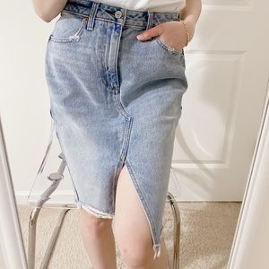 Denim skirt
